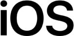 The iOS logo