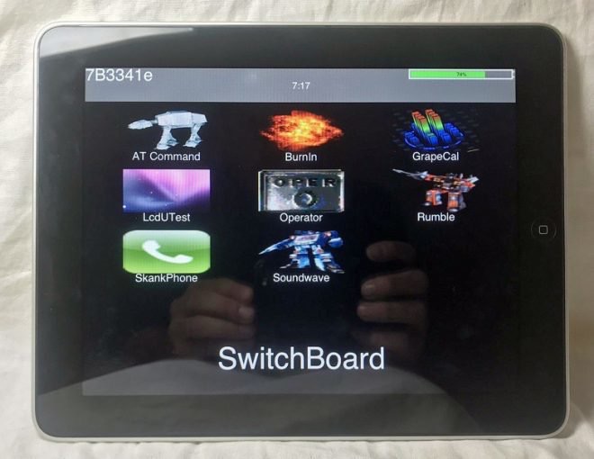 iPad 1 Prototype running 7B3341e