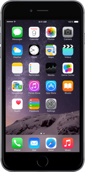 File:IPhone 6 Plus Grey.png